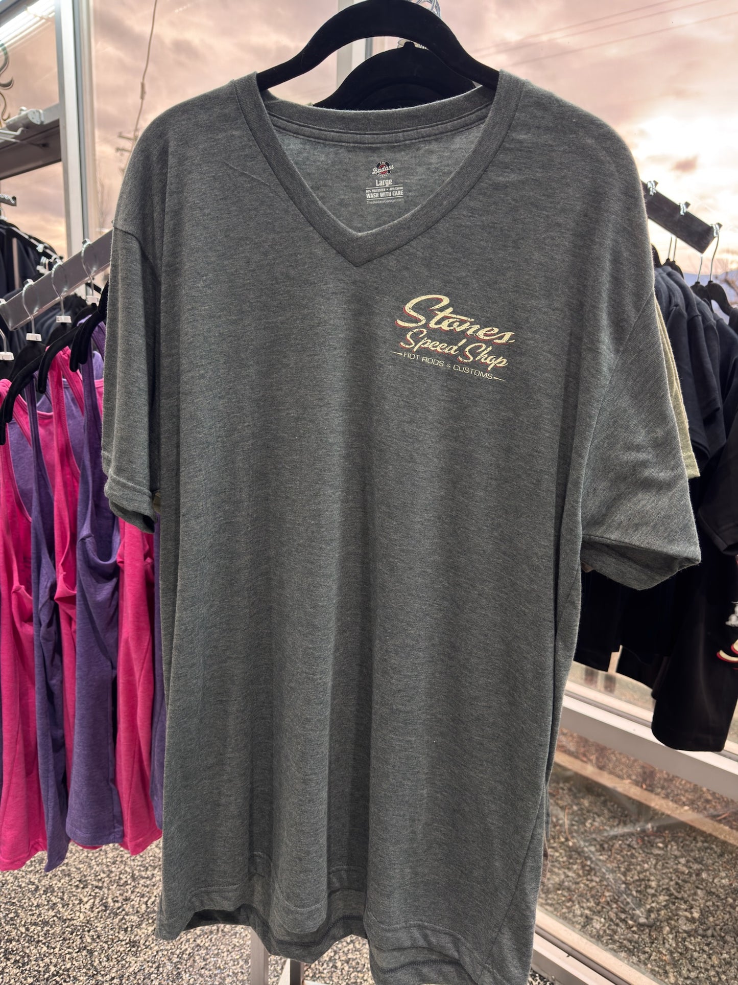 Stones Classic Logo on a Coloured Tee