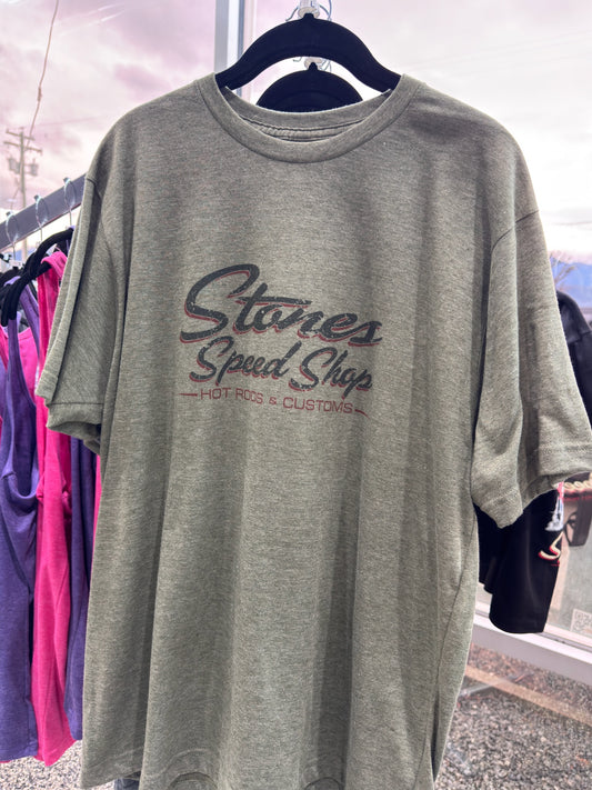 Stones Classic Logo on a Coloured Tee