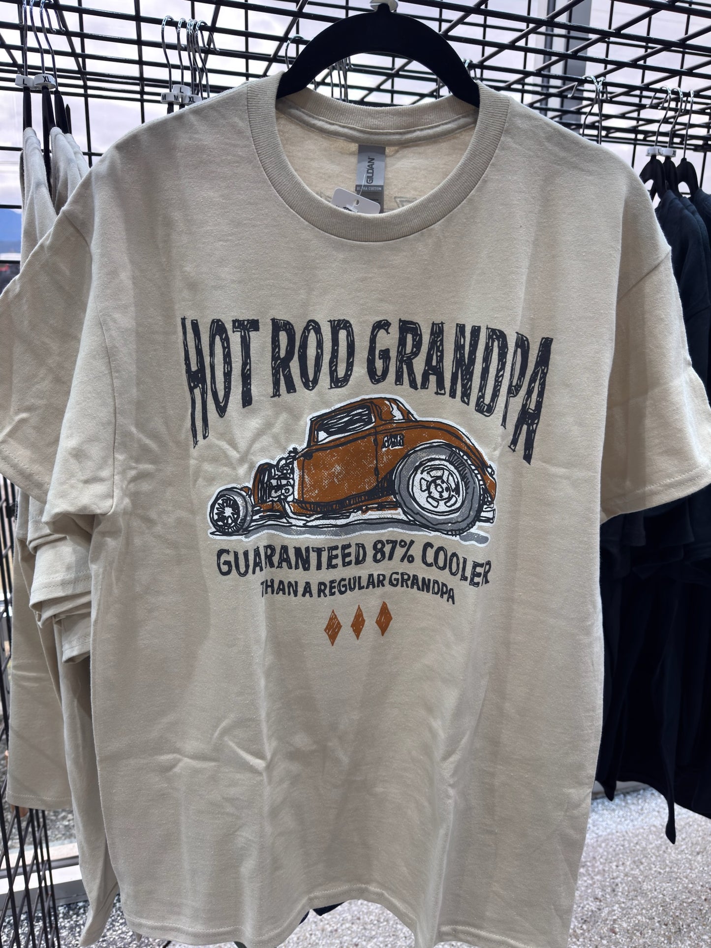 A Limited Collection of Classic Hotrod–Style T-shirts.