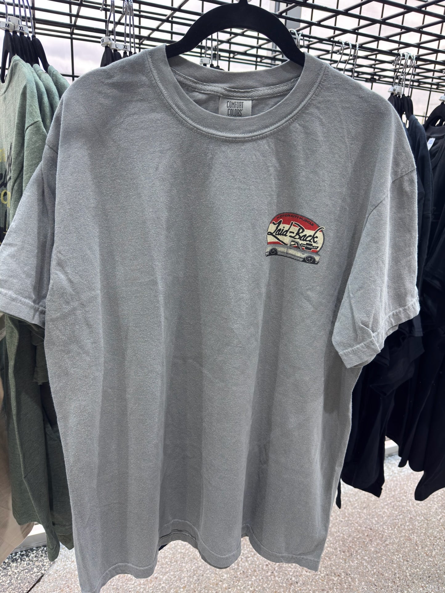 A Limited Collection of Classic Hotrod–Style T-shirts.