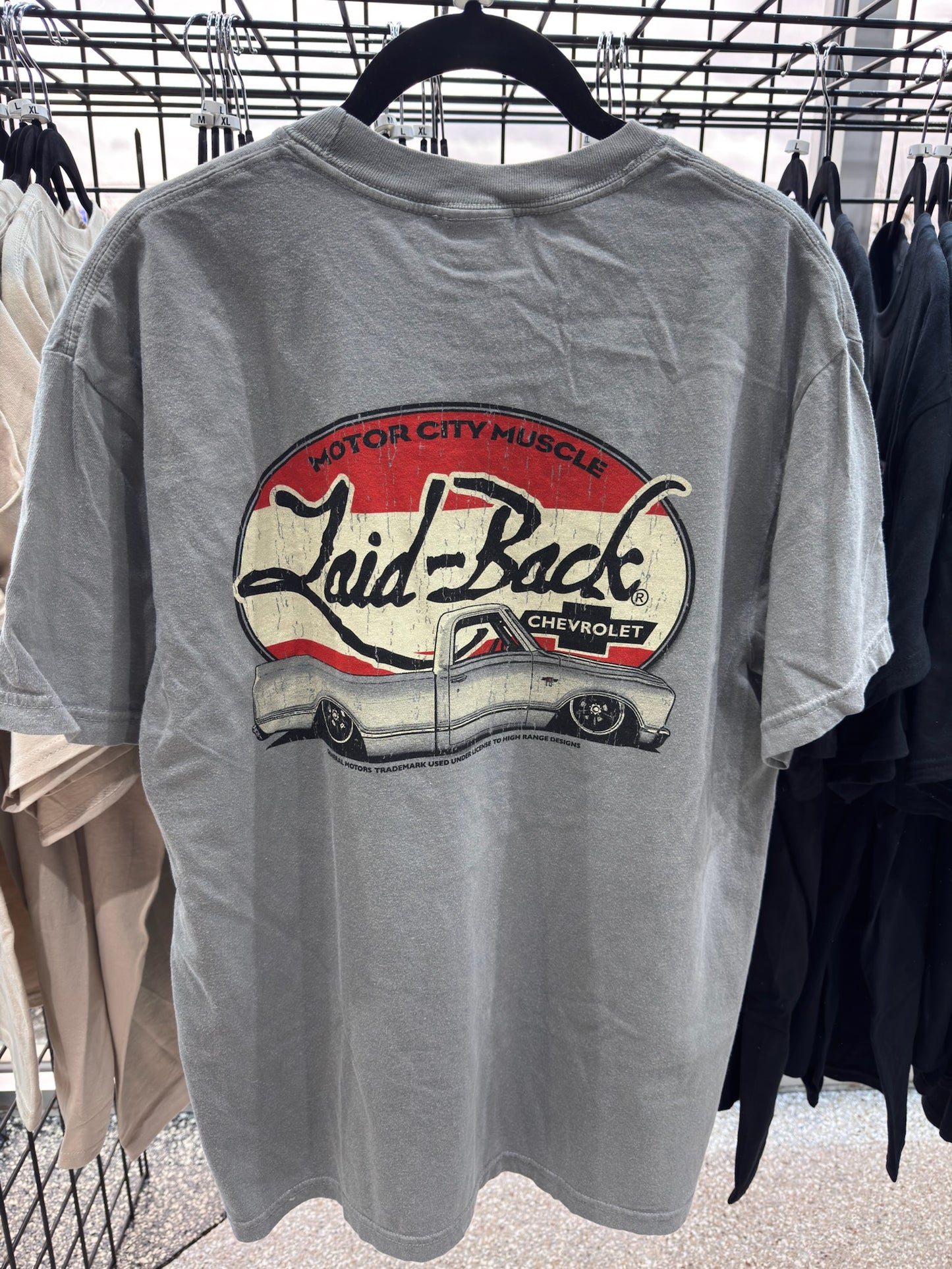 A Limited Collection of Classic Hotrod–Style T-shirts.