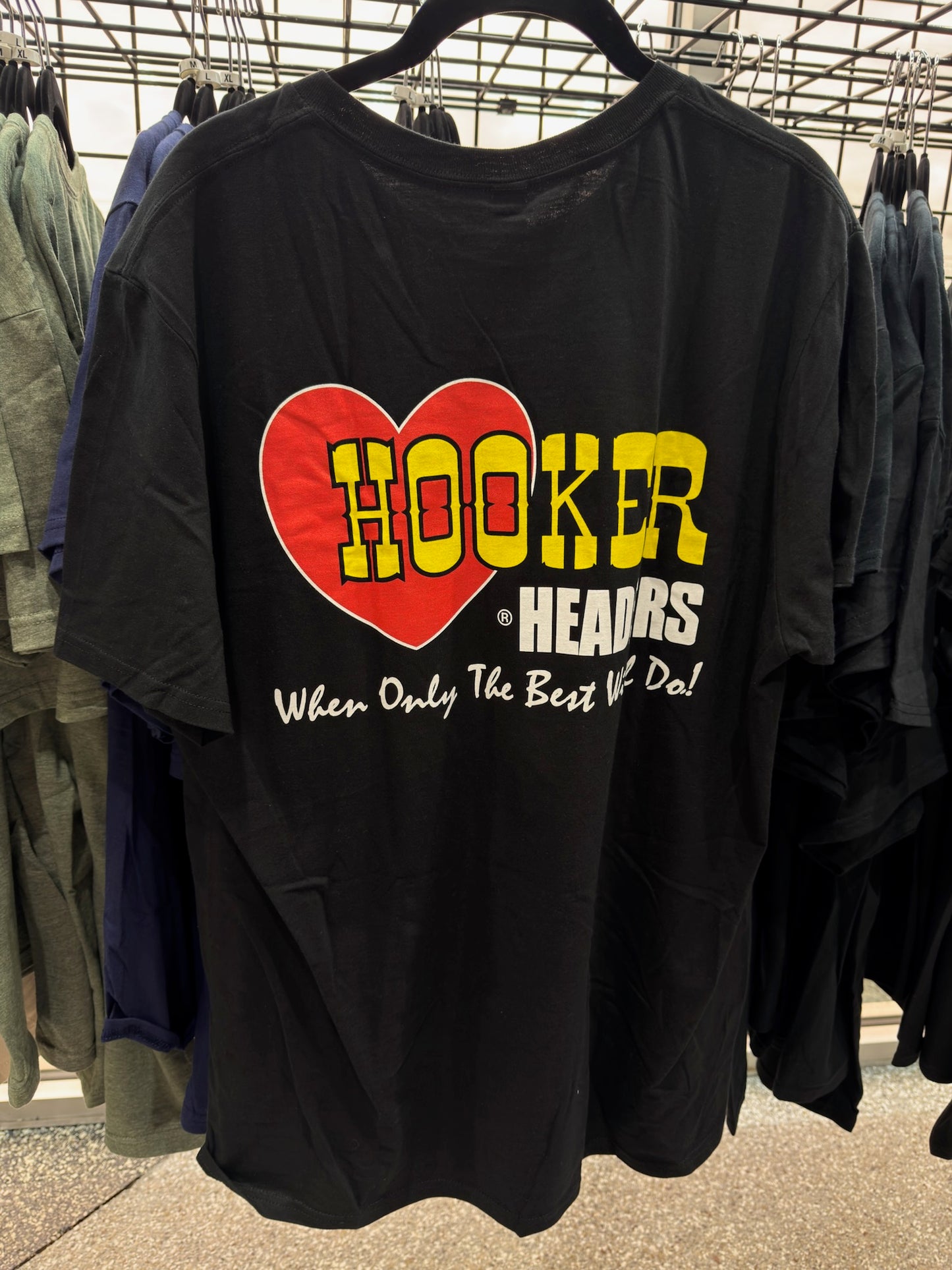 A Limited Collection of Classic Hotrod–Style T-shirts.